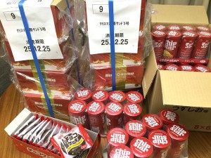 ケーキお菓子寄贈(ヤマザキ製パン従業員協同組合様)